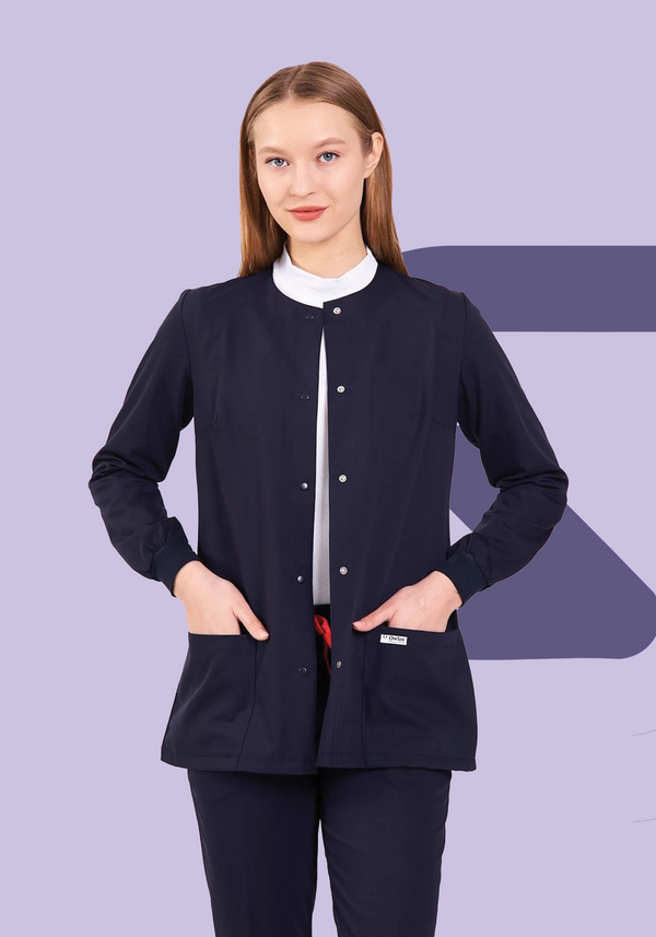 Dark Navy ShieldFlex Surgical Jacket