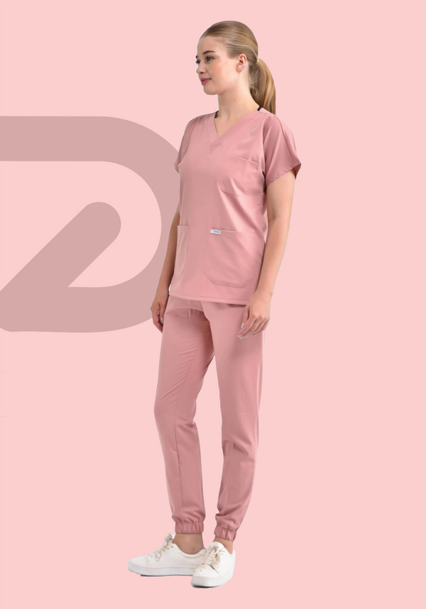 Blush Pink VFlex Scrubs Set