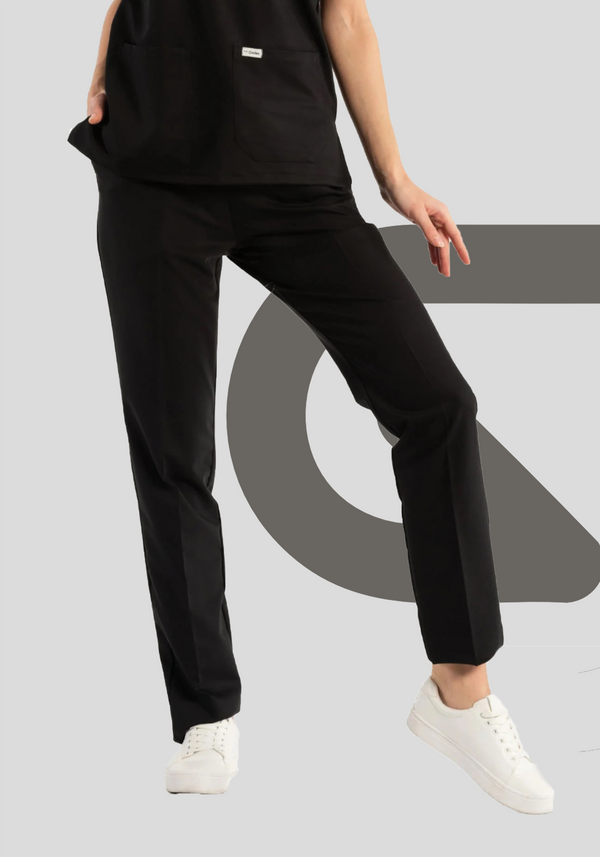 Black Unisex Scrub Pants